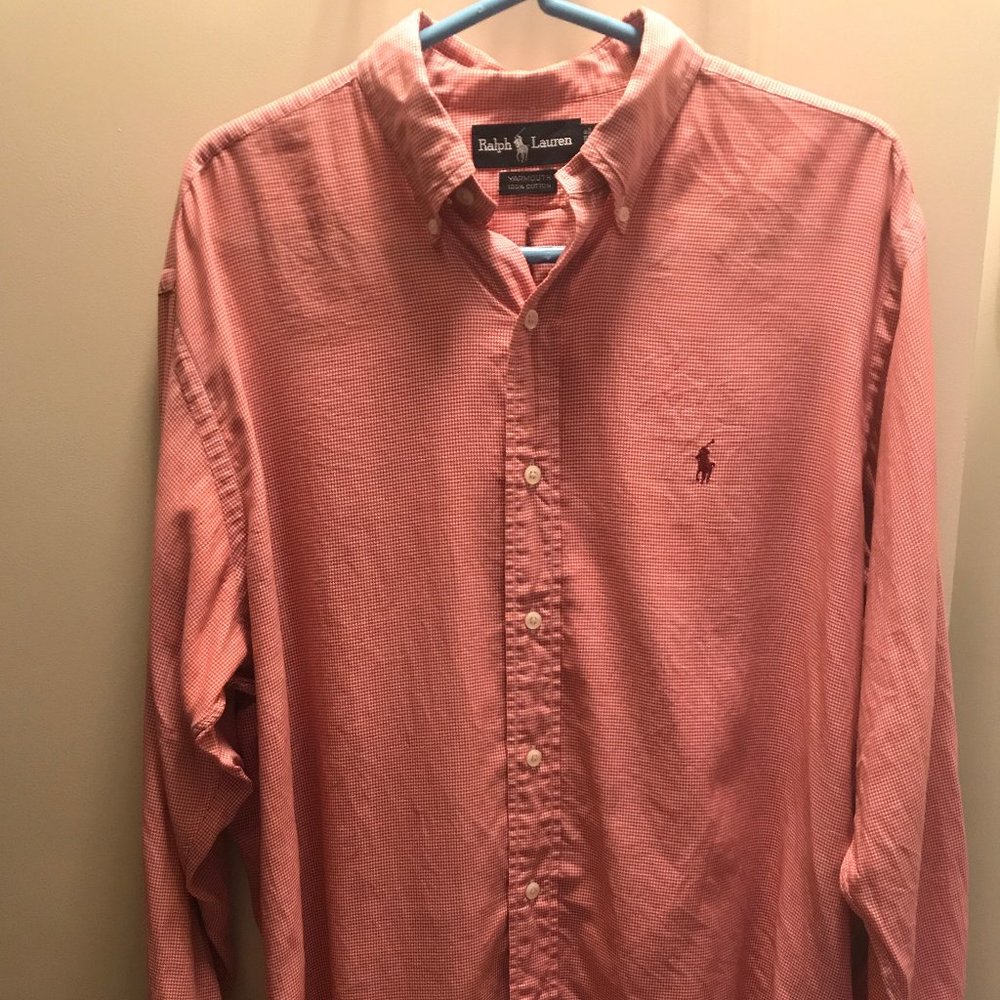 Polo Ralph Lauren Red Yarmouth Dress Shirt